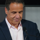 New York Gov. Andrew Cuomo appears at the opening ceremony for the Tribeca Film Festival on June 9, 2021 in New York City. Actor Robert De Niro co-founded the festival, which is now in its 20th year.